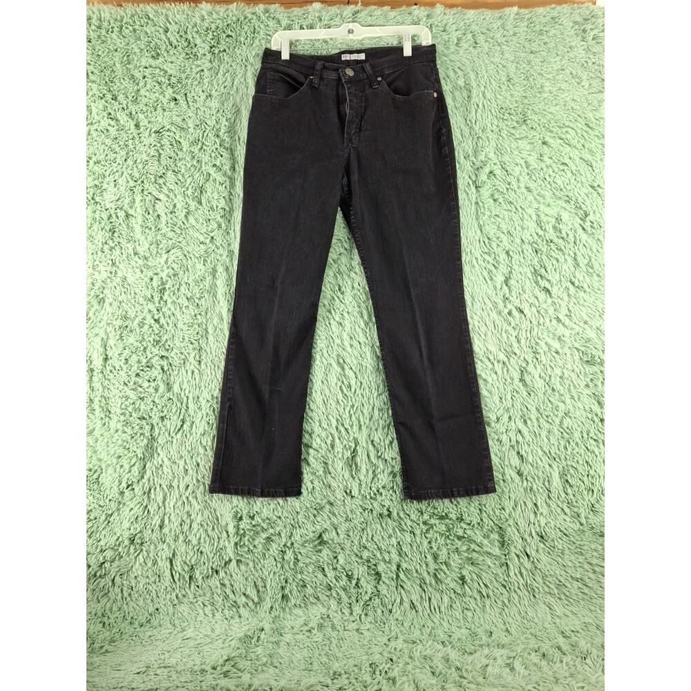 Riders by Lee Indigo Women's Classic-Fit Straight-Leg Jean Black 10